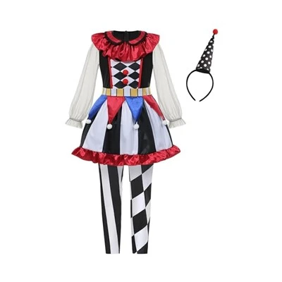 恐ろしいピエロのコスチューム
